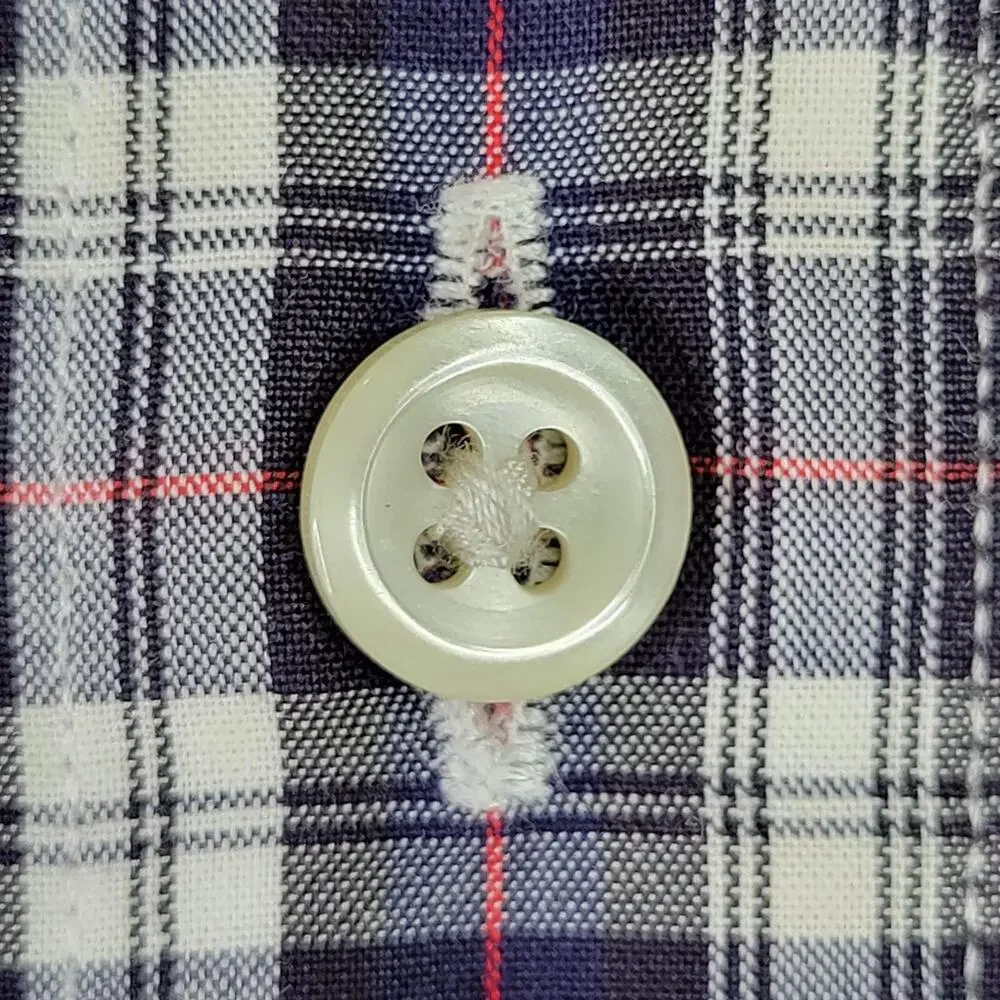 Polo Ralph Lauren Oxford Shirt Men's XXL 18 Tartan Plaid Yarmouth Button Down